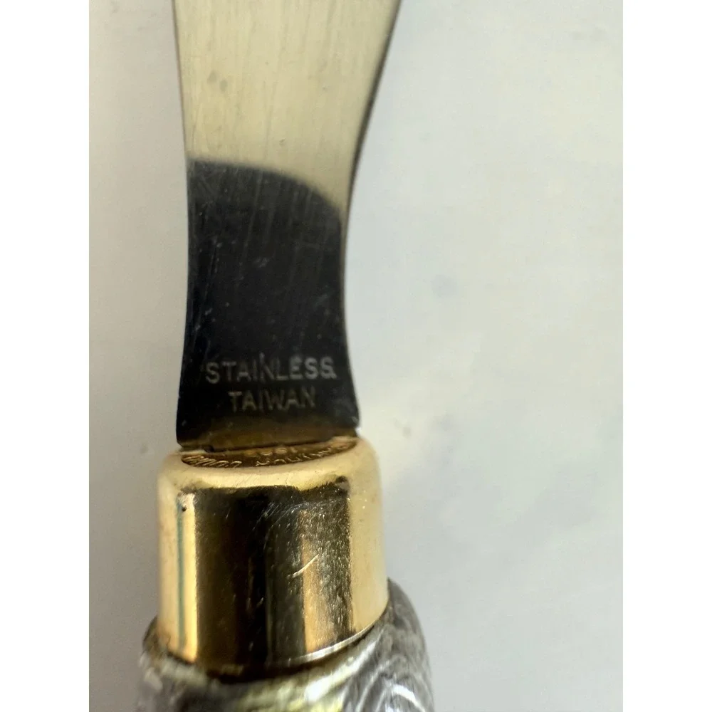 Vintage Arthur Court Rabbit Butter Cheese Spreader Knives 5 1/8